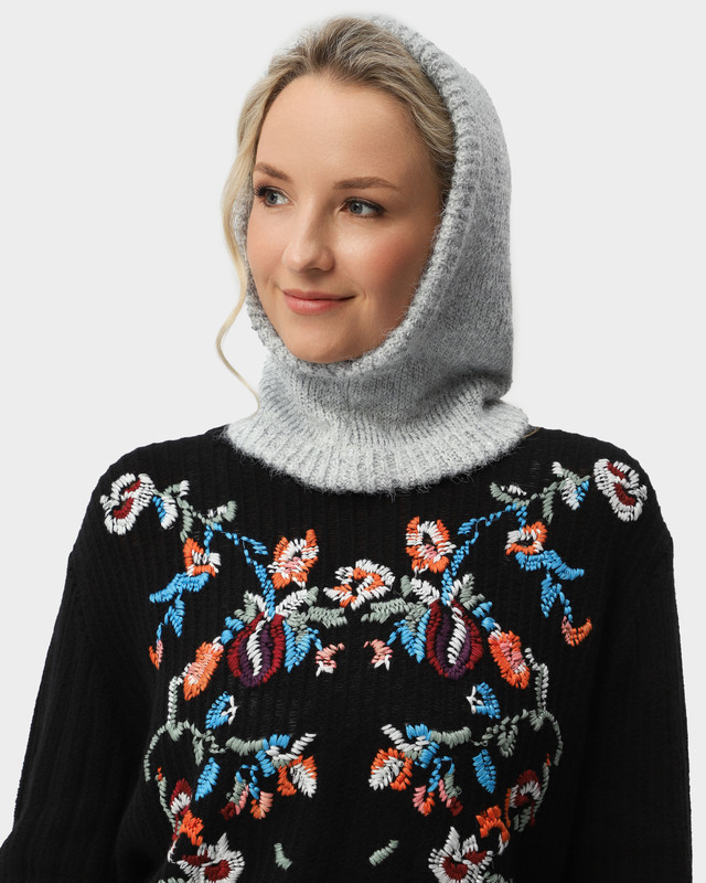 Капор с шерстью в составе