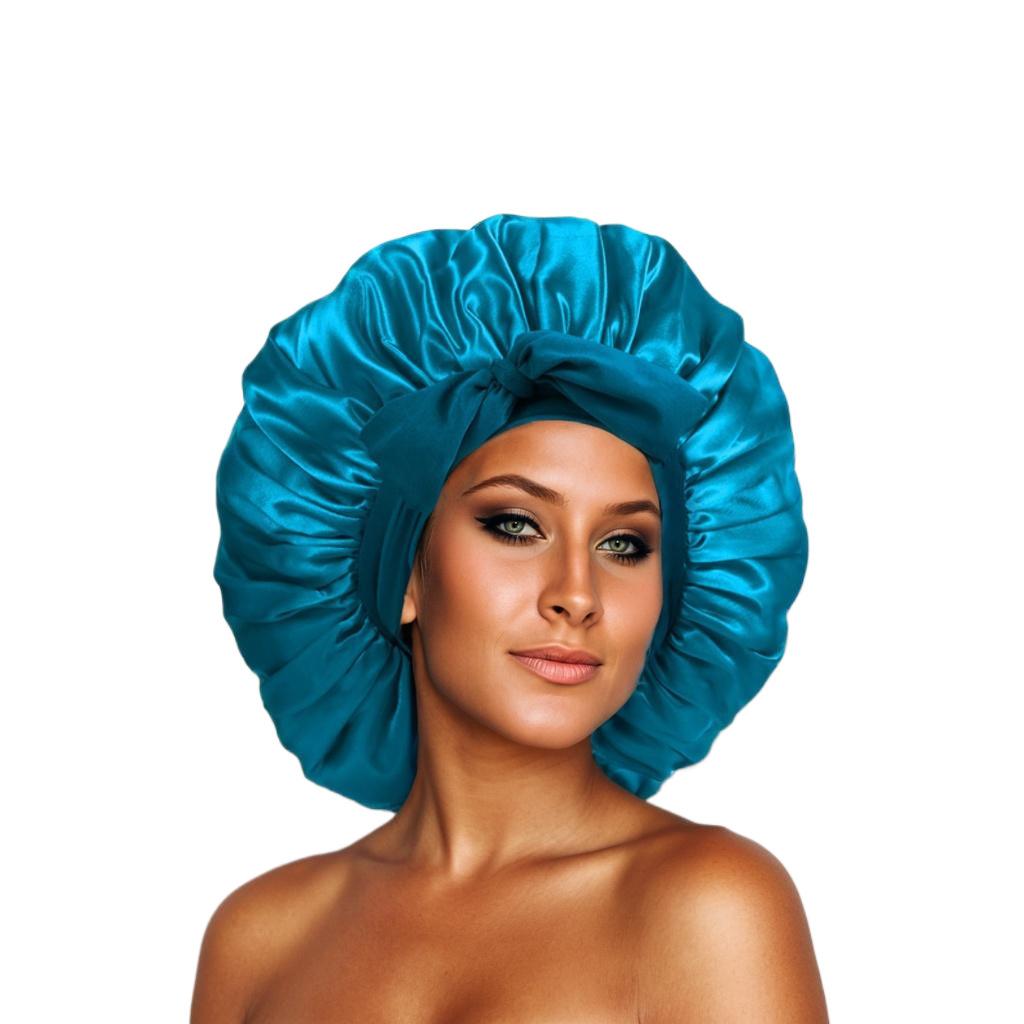 Атласный капор, шелковый капор, регулируемый капор для сна, капор для волос с завязкой, капоры для женщин и мужчин